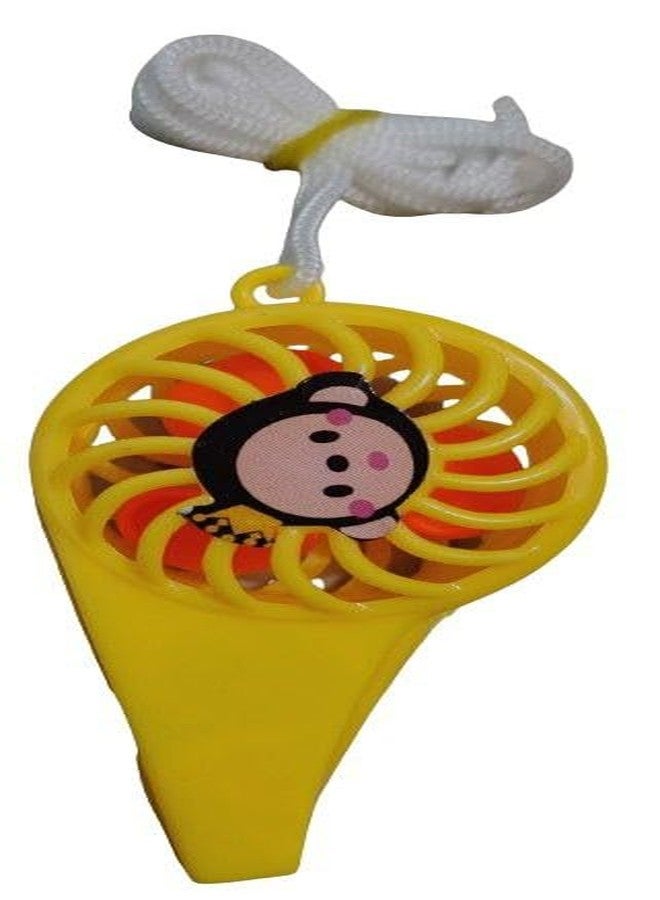 ZOKCY® (Pack of 8 Pcs) Fan Whistles Seeti Toy /Wistle Seeti with Fan Attach for Kids/Whistle Multicolor for Kids/Whistle - Image 3